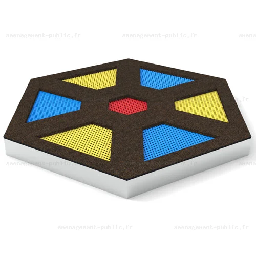Set Trampolines Hexagone Mini
